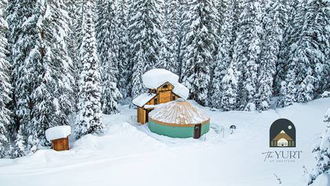 View of The Yurt at Solitude from Sunrise lift